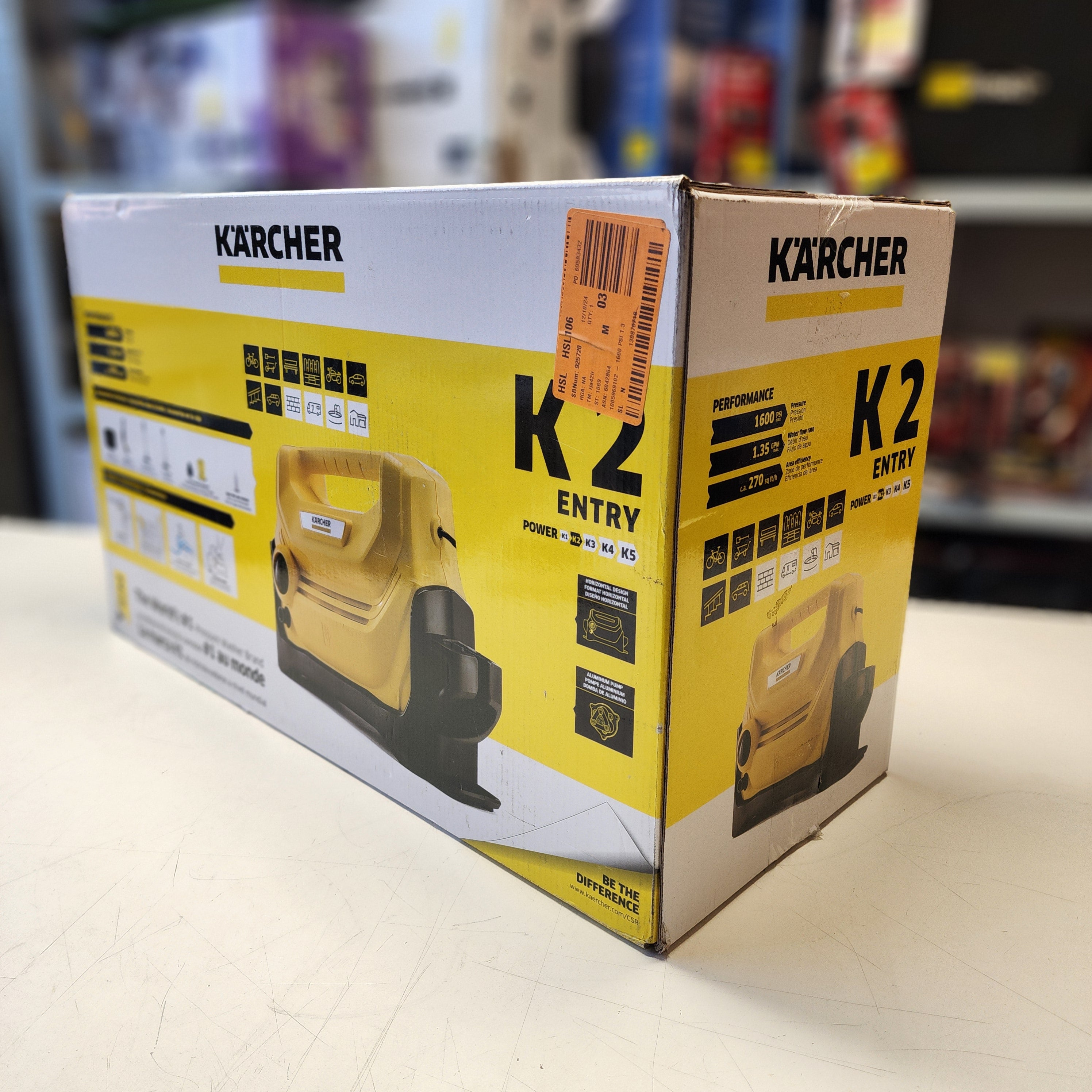 1600 PSI 1.35 GPM K 2 Entry Portable Electric Power Pressure Washer with Vario (1.599-153.0) 1600 PSI 1.35 GPM K 2 Entry Portable Electric Power Pressure Washer with Vario (1.599-153.0)